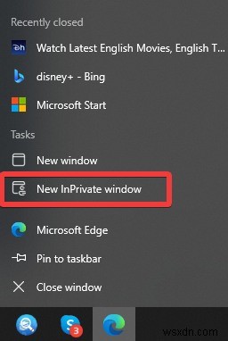 Cách sử dụng tính năng duyệt web riêng tư trong Microsoft Edge - Chế độ InPrivate