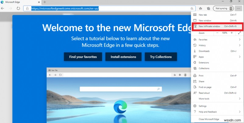 Cách sử dụng tính năng duyệt web riêng tư trong Microsoft Edge - Chế độ InPrivate