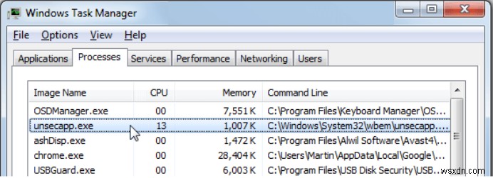 Unsecapp.exe có an toàn không? Làm thế nào để loại bỏ lỗi không ứng dụng?