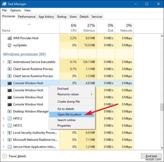 Conhost.Exe là gì và tại sao nó lại chạy trong trình quản lý tác vụ của tôi