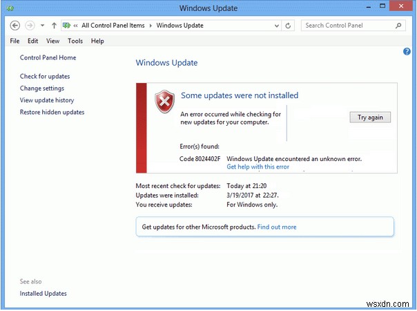 5 Bản sửa lỗi dễ dàng để giải quyết lỗi Windows Update 0x80072efe
