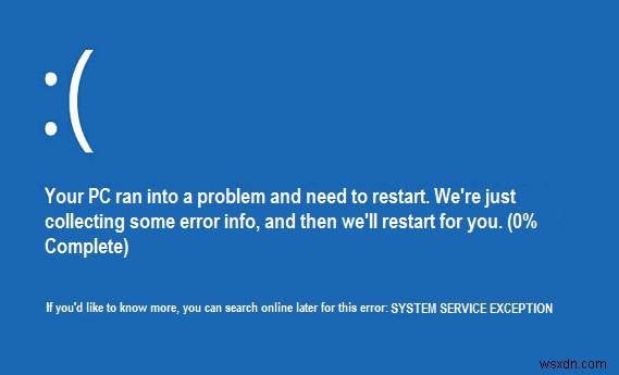 Khắc phục ngoại lệ dịch vụ hệ thống mã dừng trên Windows 10