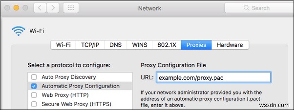 Cách tinh chỉnh cài đặt máy chủ proxy trên Mac