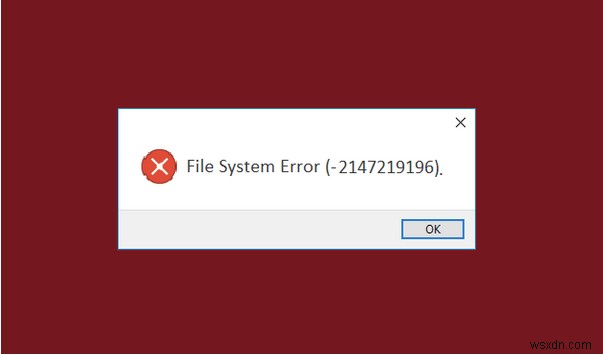 Cách sửa lỗi hệ thống tệp trên Windows 10 (Giải pháp đã thử và đã kiểm tra) | Danh sách cập nhật năm 2022