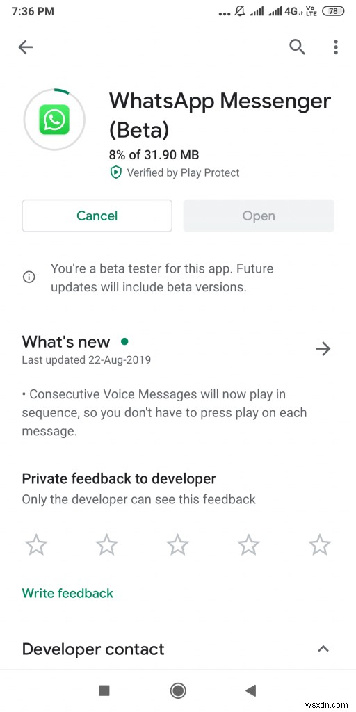 Cách trở thành người kiểm tra bản Beta của WhatsApp cho Android?