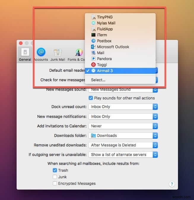 Các bước thay đổi ứng dụng mặc định của máy Mac