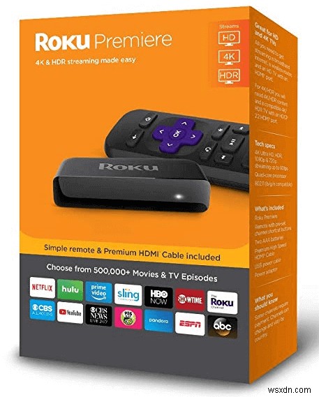 Trình phát trực tuyến Roku:Thế giới trong TV của bạn