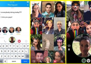 Snapchat Cho ra đời các tính năng mới:Trò chuyện video nhóm và gắn thẻ bạn bè