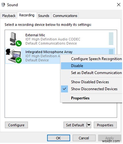 Làm cách nào để khắc phục Mic phòng thu không hoạt động trong PC Windows?