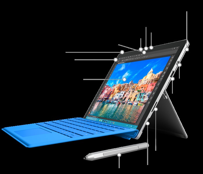 Samsung Galaxy Tab S3 và Microsoft Surface Go