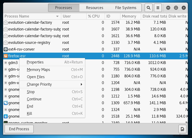 Cách đóng các chương trình không phản hồi trên Linux