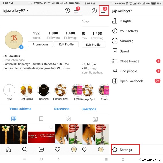 Hướng dẫn từng bước để xác minh Instagram