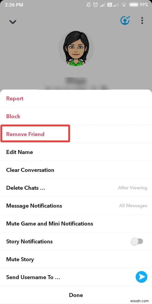 Cách xóa hoặc chặn ai đó trên Snapchat mà họ không biết