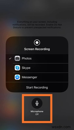 Cách ghi màn hình trên iPhone có âm thanh