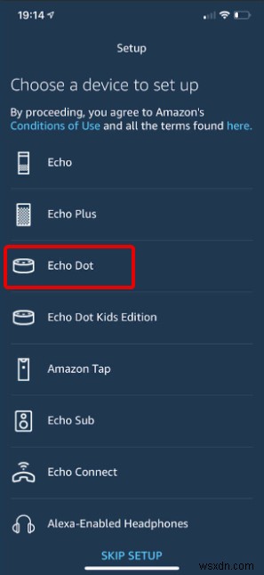 Cách thiết lập Amazon Echo Dot với đồng hồ