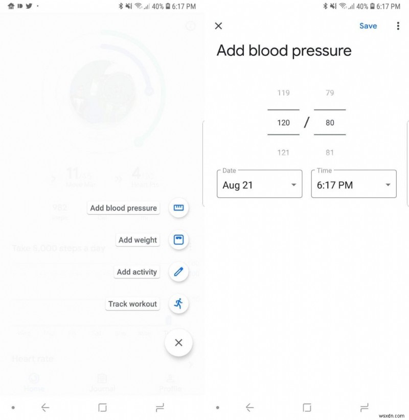 Cách sử dụng Google Fit để theo dõi huyết áp, cân nặng và tập luyện?
