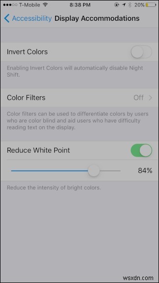 Cách bật Bộ lọc màu trên iPhone để hiển thị nhẹ nhàng