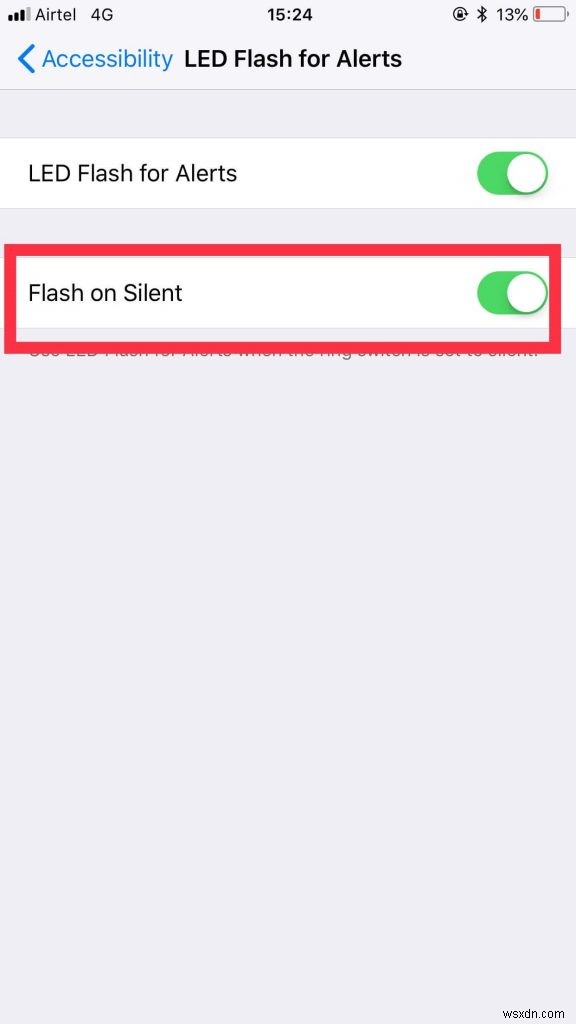 Cách bật thông báo bằng đèn LED trên iPhone