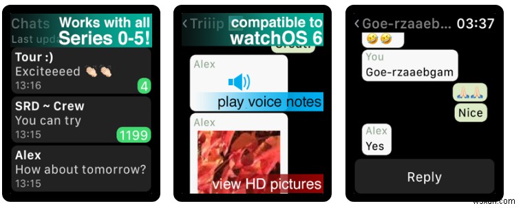 Cách sử dụng WhatsApp trên Apple Watch?