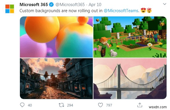 Cách thay đổi nền video trên Microsoft Teams