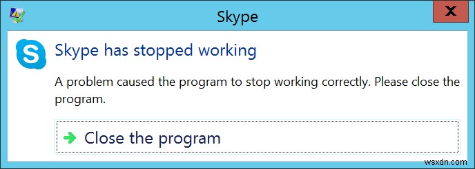 Khắc phục:Skype tiếp tục gặp sự cố trên Windows 10