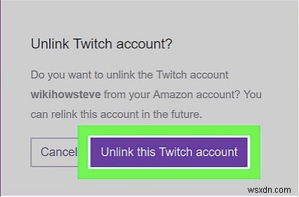 Cách hủy đăng ký Twitch Prime