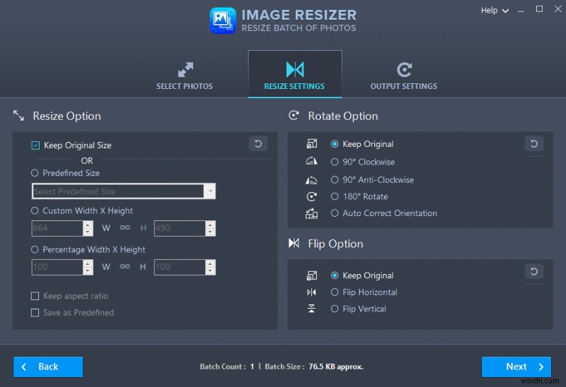 Cách chuyển đổi JPG sang PNG bằng Image Resizer trong PC Windows 10?
