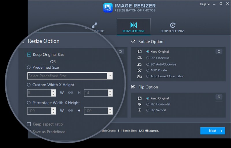 Cách chuyển đổi JPG sang PNG bằng Image Resizer trong PC Windows 10?