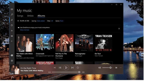 Cách bật Bộ chỉnh âm trong Groove Music trong Windows 10