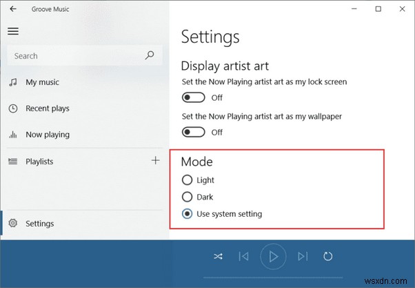 Cách bật Bộ chỉnh âm trong Groove Music trong Windows 10