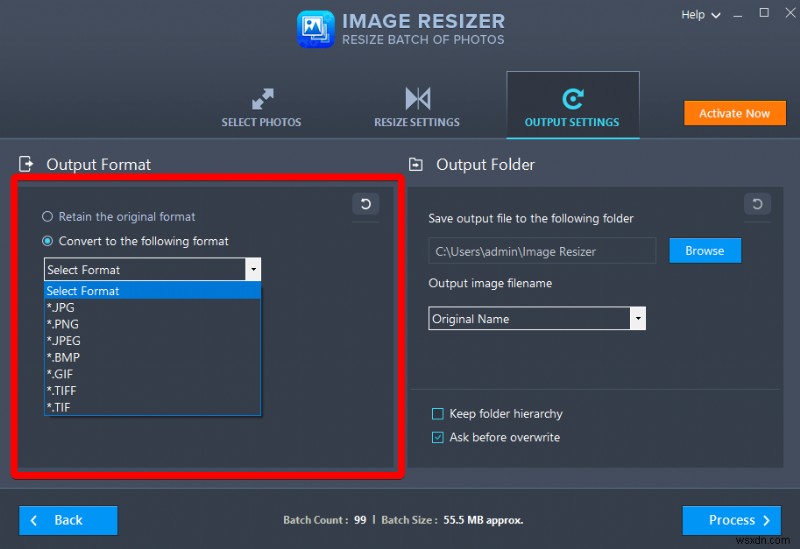 Cách thay đổi kích thước hình ảnh hàng loạt trên PC Windows?