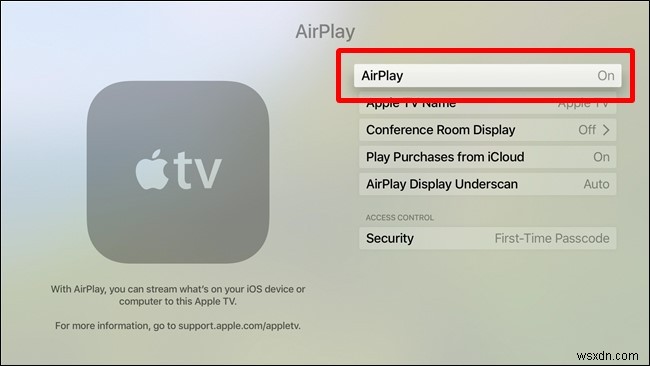 Cách phát nội dung iPhone trên Apple TV qua Airplay