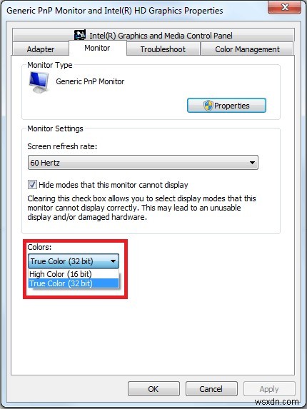 Cách khắc phục sự cố màn hình màu trong Windows 7