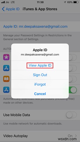 Cách xem ID Apple của bạn và Lịch sử mua hàng chi tiết trên iPhone 