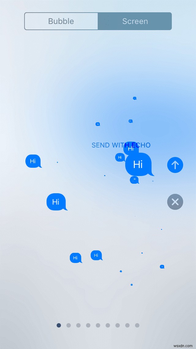 Cách gửi iMessage với các hiệu ứng màn hình khác nhau