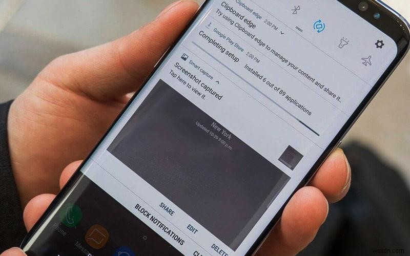 Cách chụp ảnh màn hình trên Samsung Galaxy S8 &S8 +