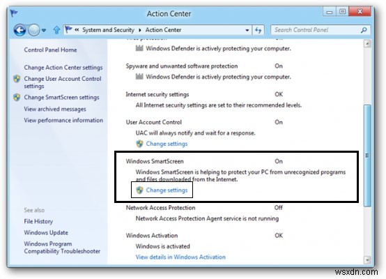 Cách tắt Bộ lọc SmartScreen trong Windows 10 hoặc 8?
