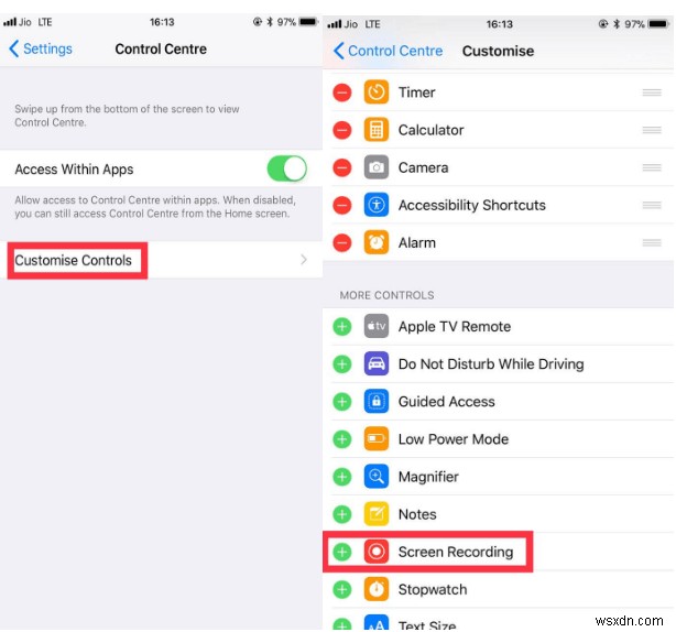 Bây giờ ghi lại màn hình bằng iPhone và iOS 11 của bạn