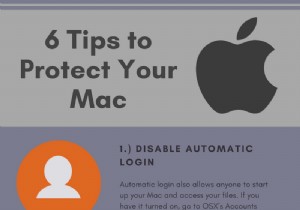 6 Mẹo bảo vệ máy Mac của bạn - Infographic