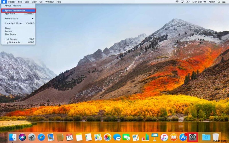 Cách thay đổi hình nền trên máy Mac