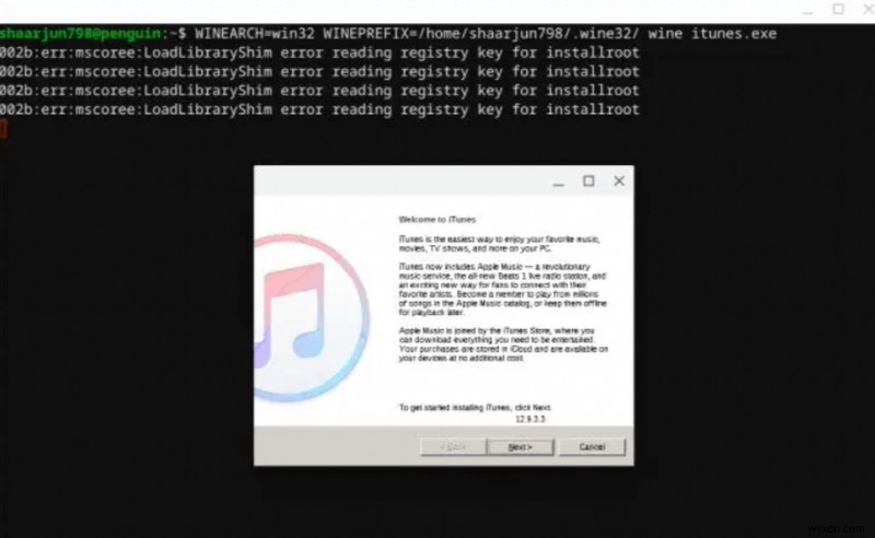 Cách cài đặt iTunes trên Chromebook