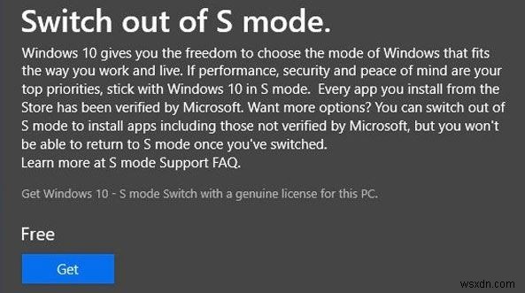 Tìm hiểu tất cả về Windows 10 ở S Mode