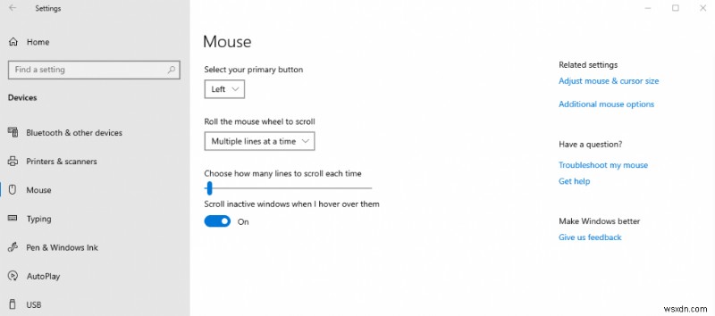 Cách thay đổi độ nhạy của chuột trong Windows 10