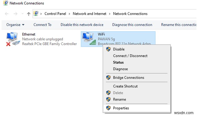 Cách khắc phục lỗi  Không thể liên hệ với máy chủ DHCP của bạn  trong Windows 10?