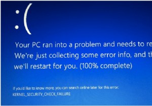 Kiểm tra bảo mật hạt nhân BSOD không thành công trên Windows 10