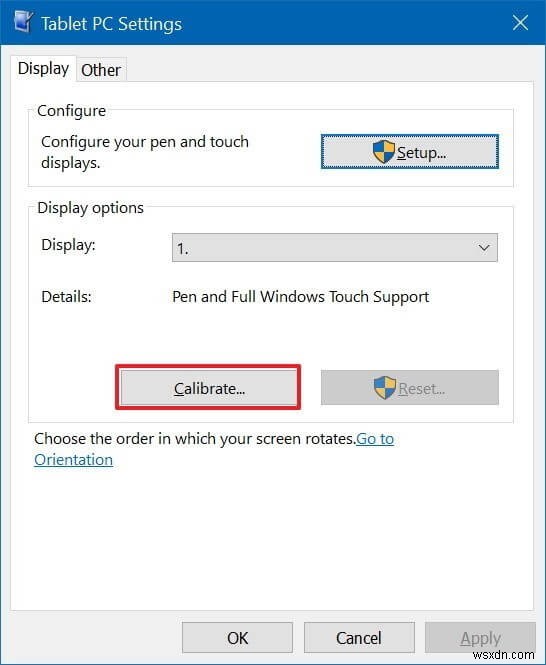 Màn hình cảm ứng Windows 10 không hoạt động?