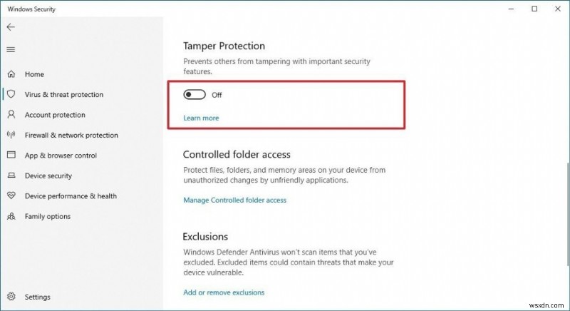 Tính năng bảo vệ chống giả mạo bảo mật trên Windows 10 là gì?