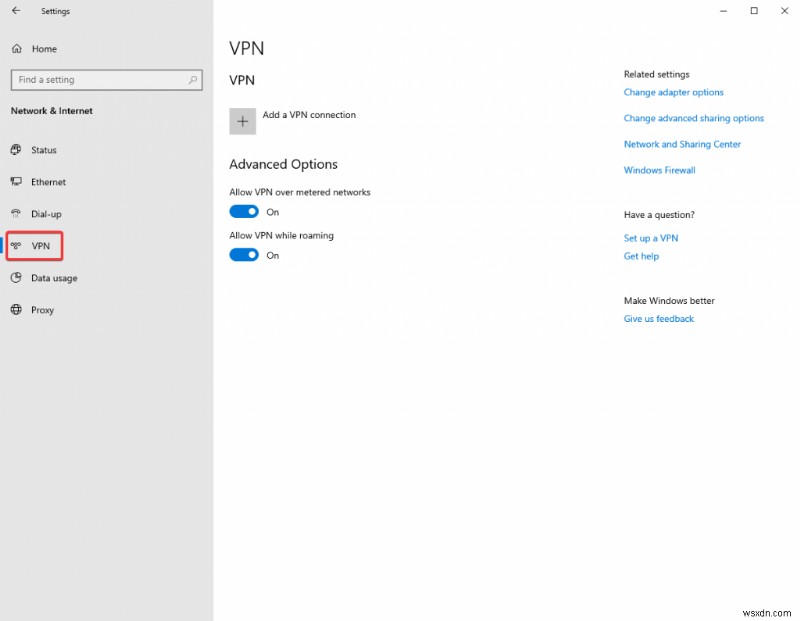 Cách thiết lập Vpn trên Windows 10