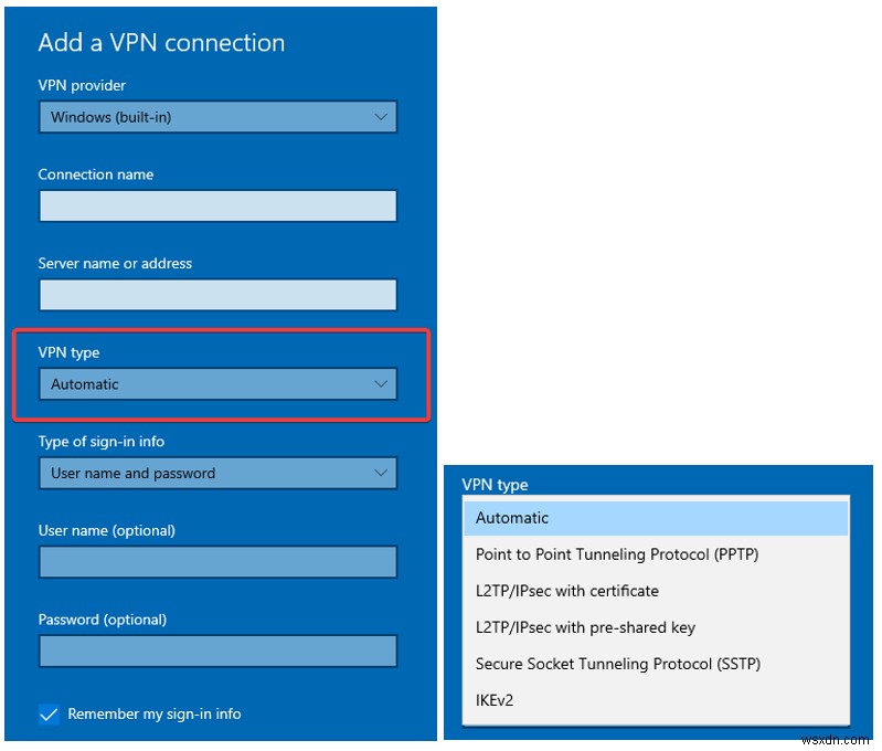 Cách thiết lập Vpn trên Windows 10