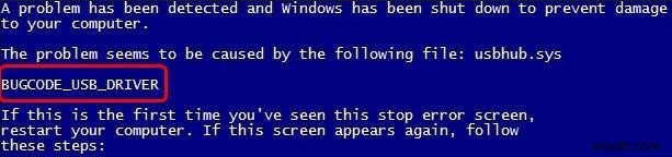 Khắc phục – Lỗi Bugcode_USB_Driver Màn hình xanh trong Windows 10